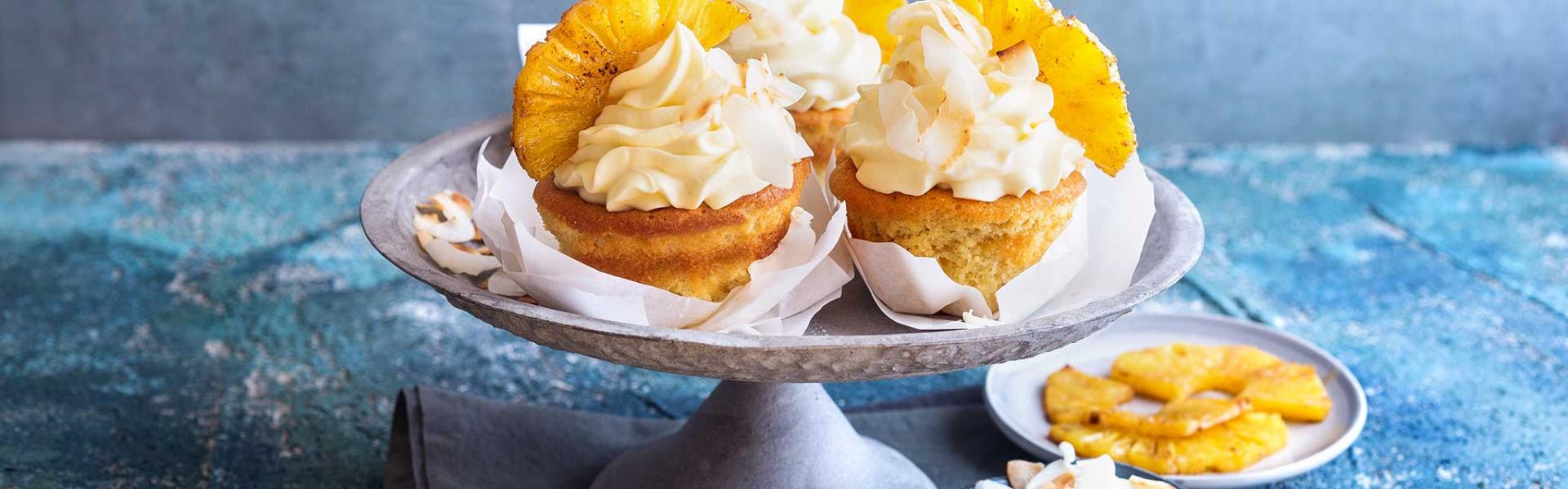 Ananas-Kokos Cupcakes | Rezepte von Simply Yummy