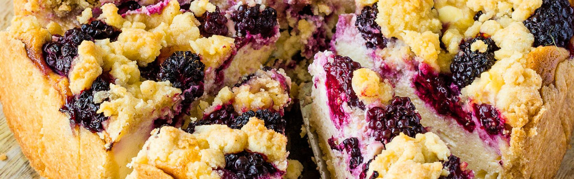 Brombeerkuchen mit Quark und Frischkäse Simply