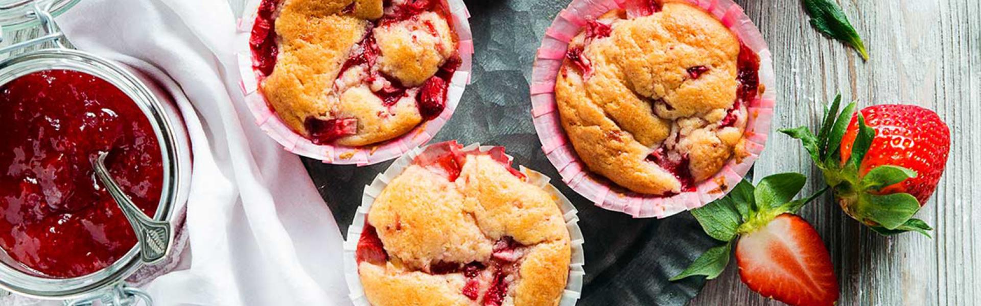 ErdbeerMuffins mit Joghurt ohne Zucker Simply Yummy