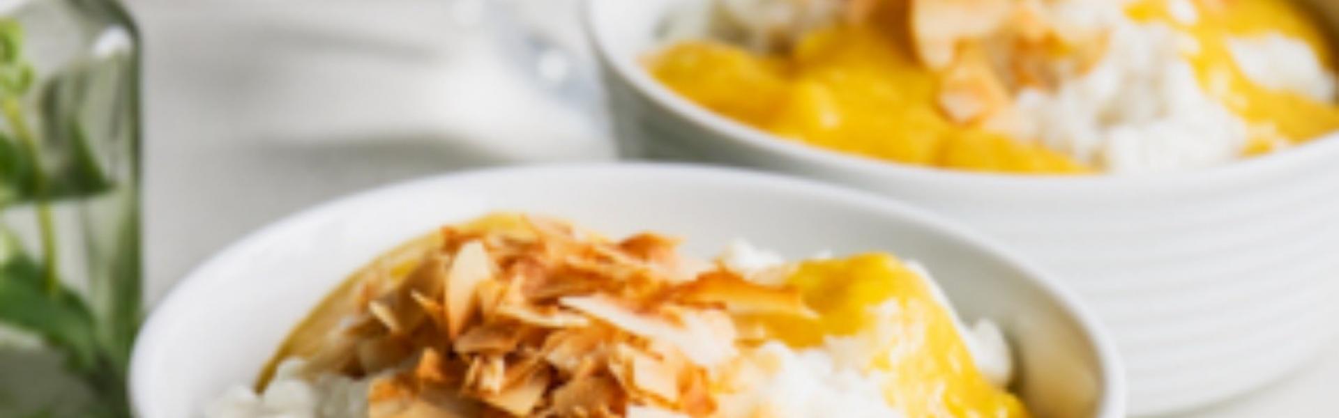 Kokosmilchreis mit Mangosoße im Cookit | Simply Yummy