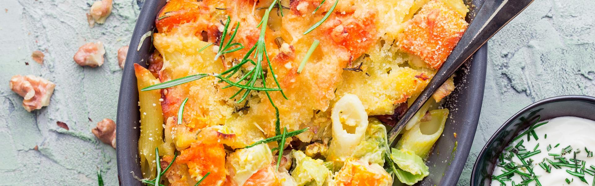 Kürbis-Nudel-Auflauf im Cookit | Simply Yummy