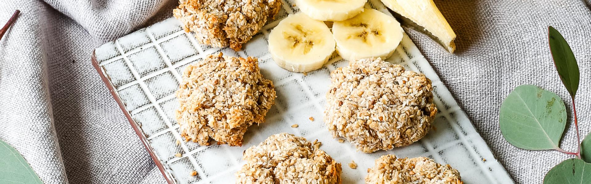 Low Carb Bananen-Sesam-Kekse | Rezepte von Simply Yummy