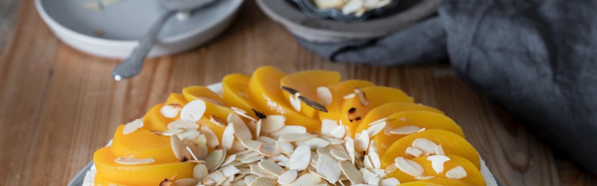 Pfirsich-Buttermilch-Torte im Cookit | Rezept von Simply Yummy