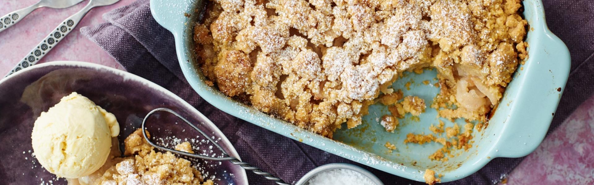 Veganer Apple Crumble ganz schnell | Simply Yummy