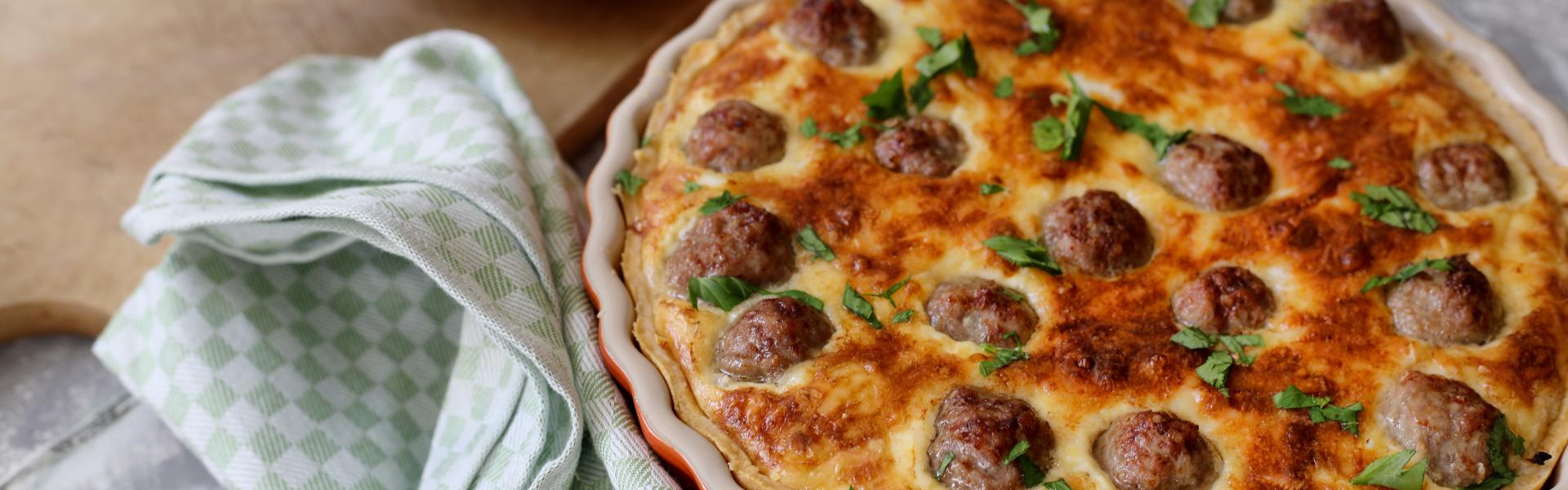 Sauerkrautkuchen mit Hackbällchen | Simply Yummy