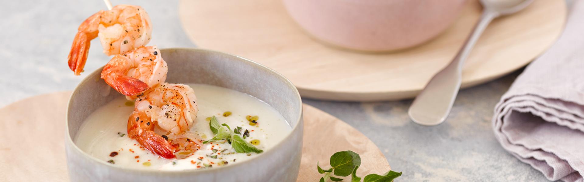 Topinambursuppe mit Garnelen | Rezepte von Simply Yummy