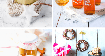 Collage aus selbst gemachten Weihnachtsgeschenken