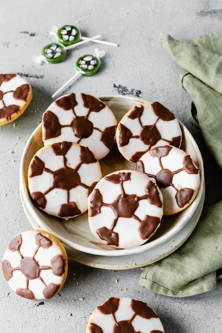 Amerikaner im Fußball-Look