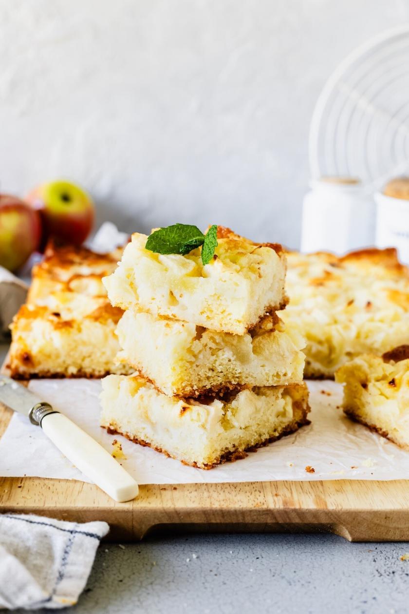 Apfelkuchen vom Blech so saftig
