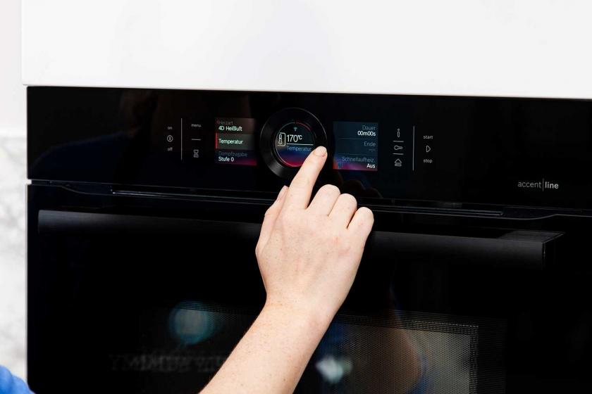 Backofen wird für Cantuccini eingestellt.