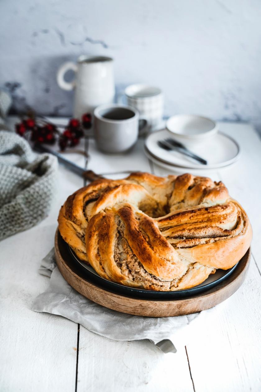 Dänischer Mandel-Marzipan-Kranz im Cookit | Simply Yummy