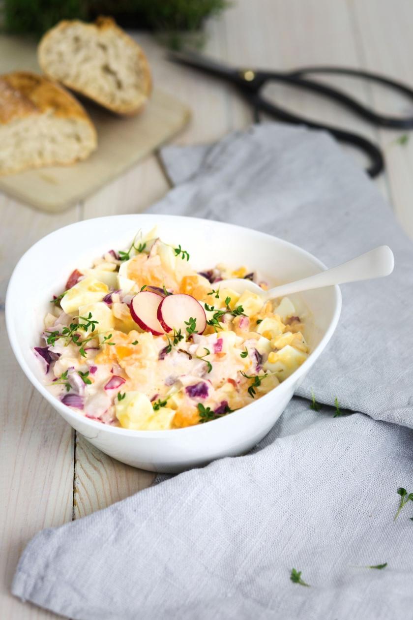 Eiersalat im Cookit mit selbst gemachter Mayo | Simply Yummy
