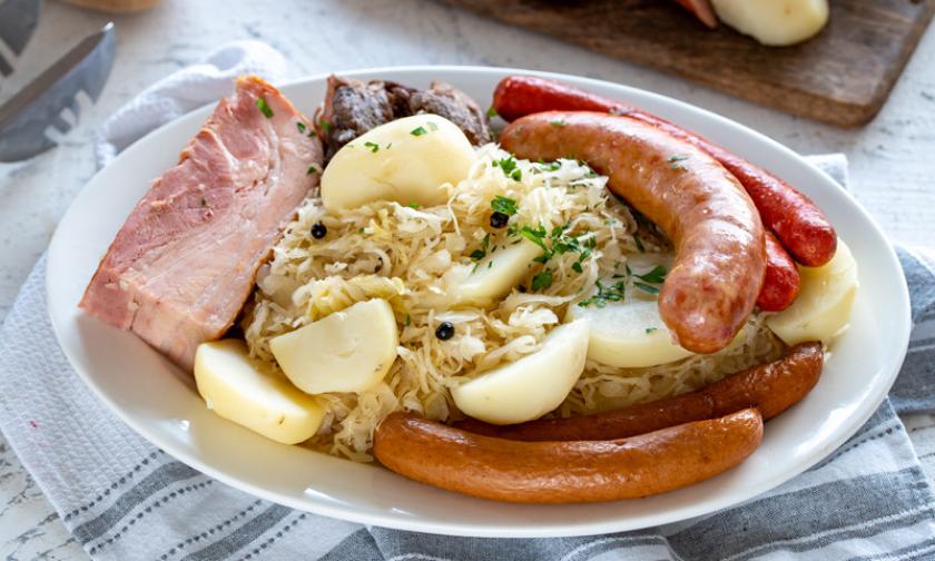 Elsässer Sauerkrautplatte im Cookit | Simply Yummy Elsässer Sauerkrautplatte im Cookit | Simply Yummy