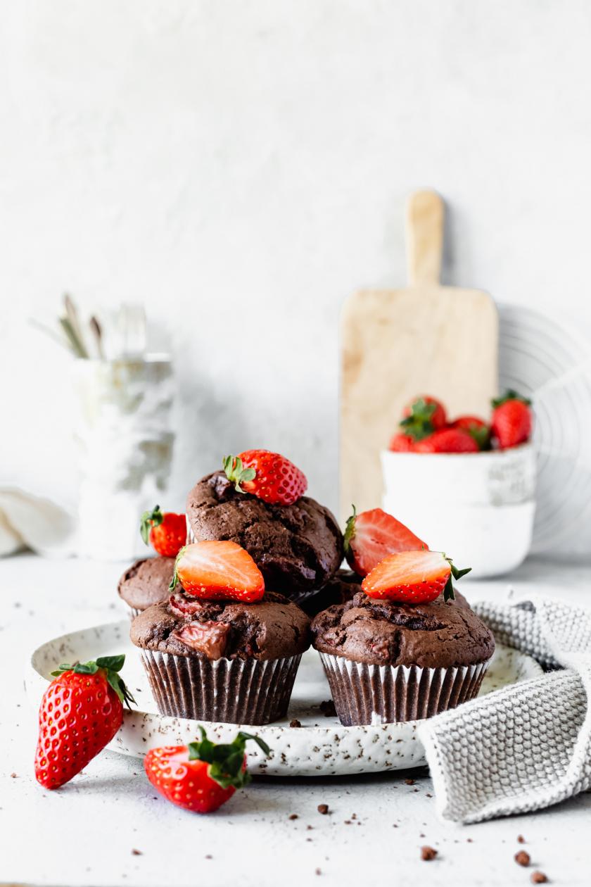 Erdbeer-Schoko-Muffins - das beste Rezept | Simply Yummy
