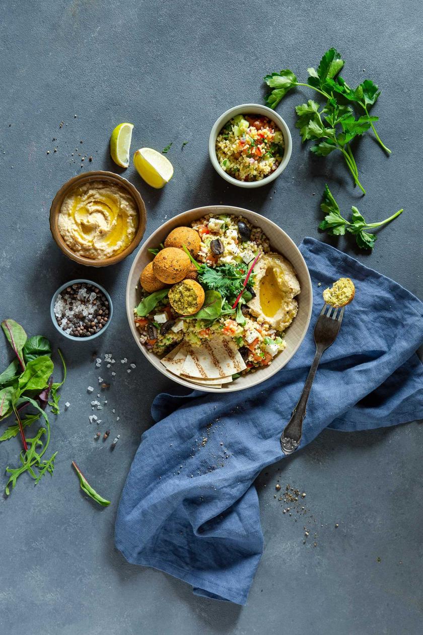 Falafel-Teller nach bestem Rezept | Simply Yummy