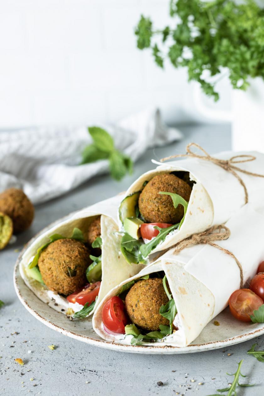 Wraps mit selbst gemachten Falafeln | Simply Yummy