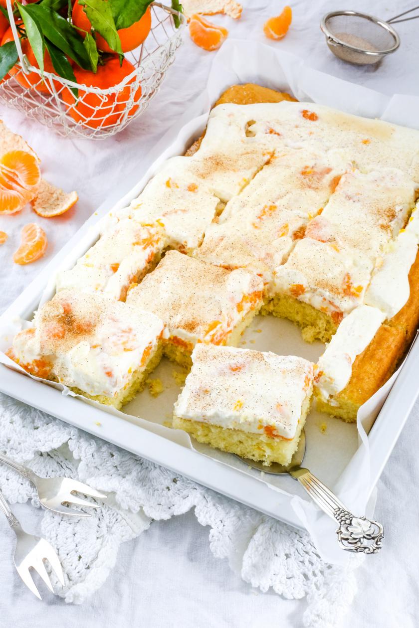 Fantakuchen mit mandarinen