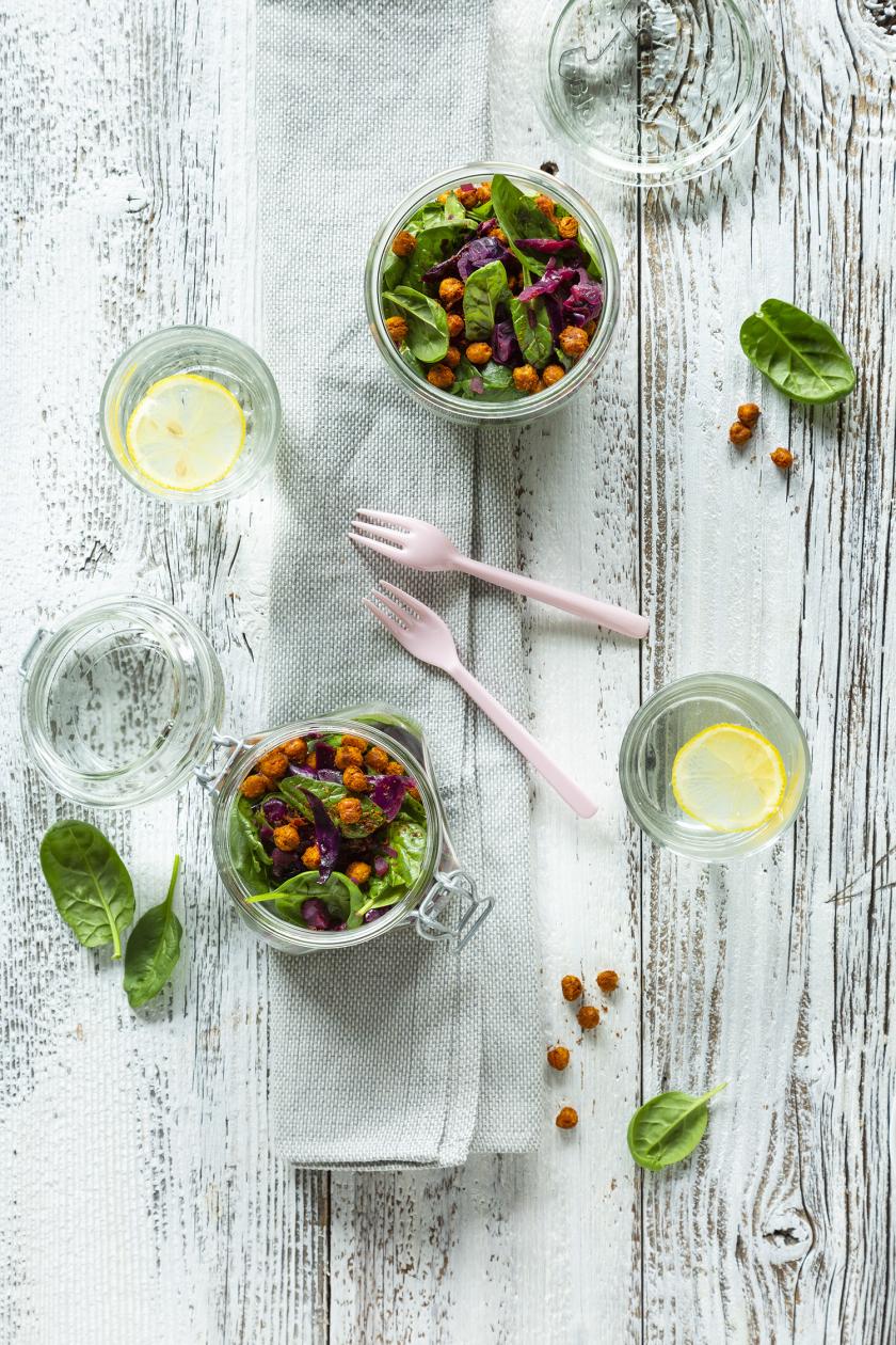 Freitag: Kichererbsensalat - Meal Prep vegan