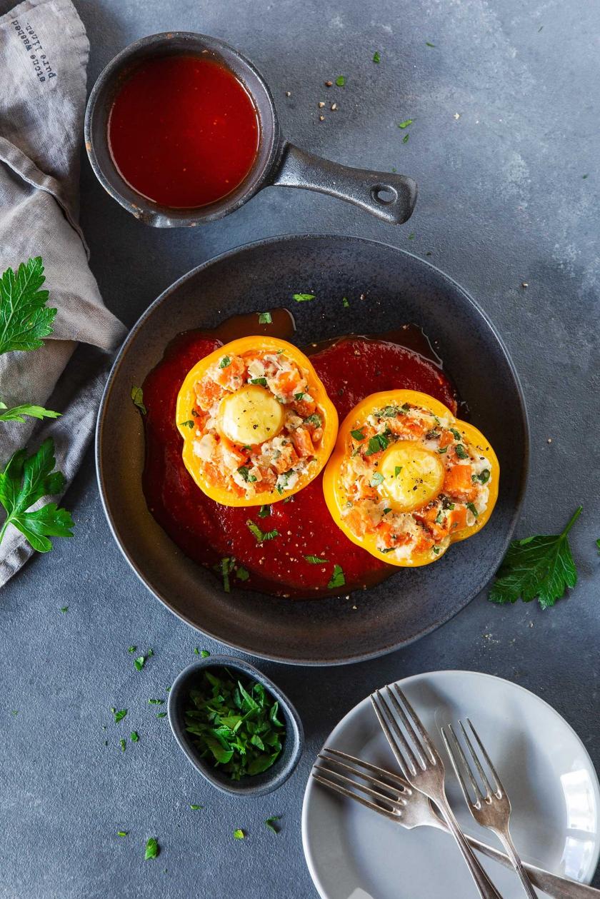 Gefüllte Paprika vegetarisch: die besten Rezepte für den Ofen