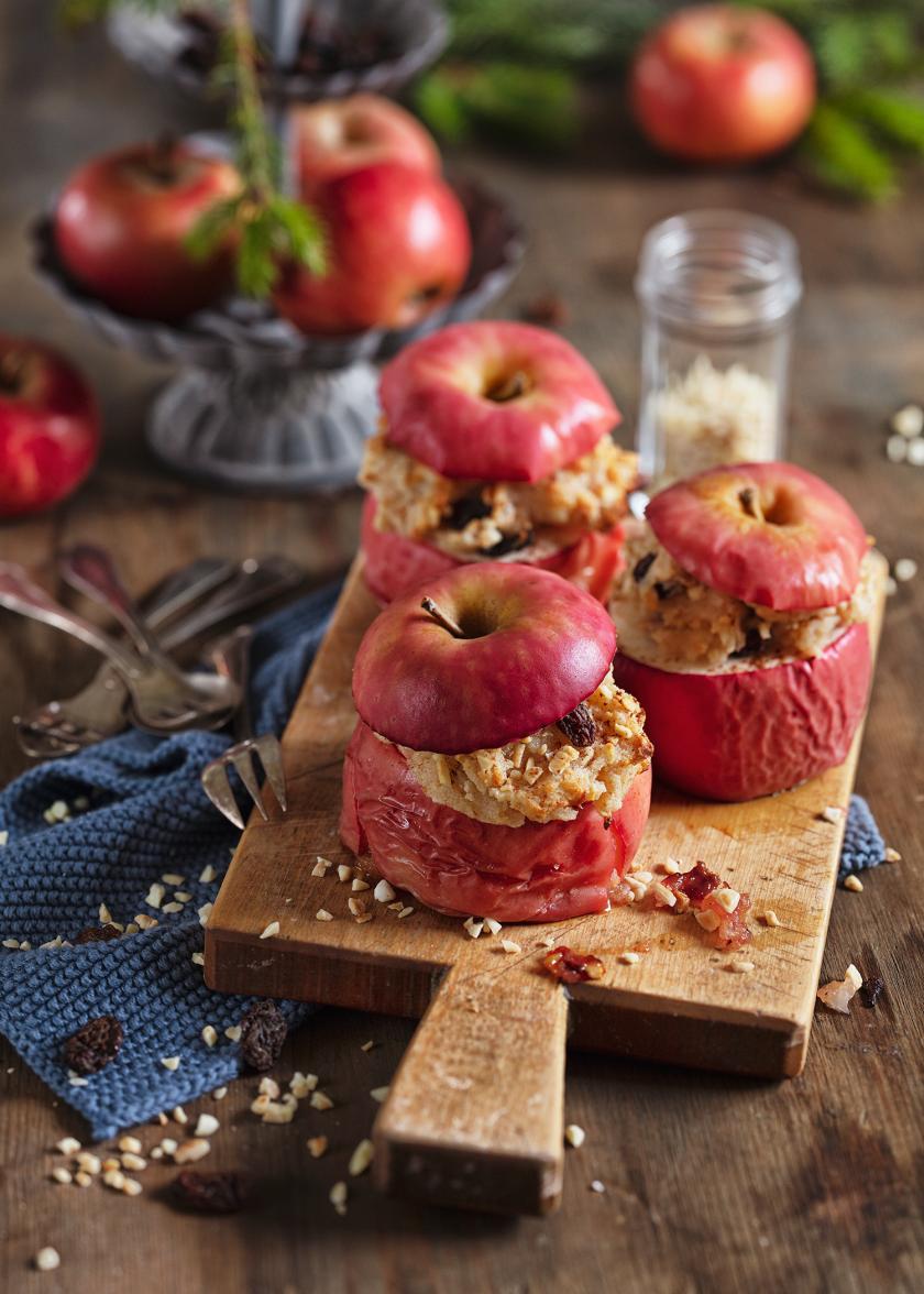 Gefüllter Bratapfel mit Grieß im Cookit | Simply Yummy