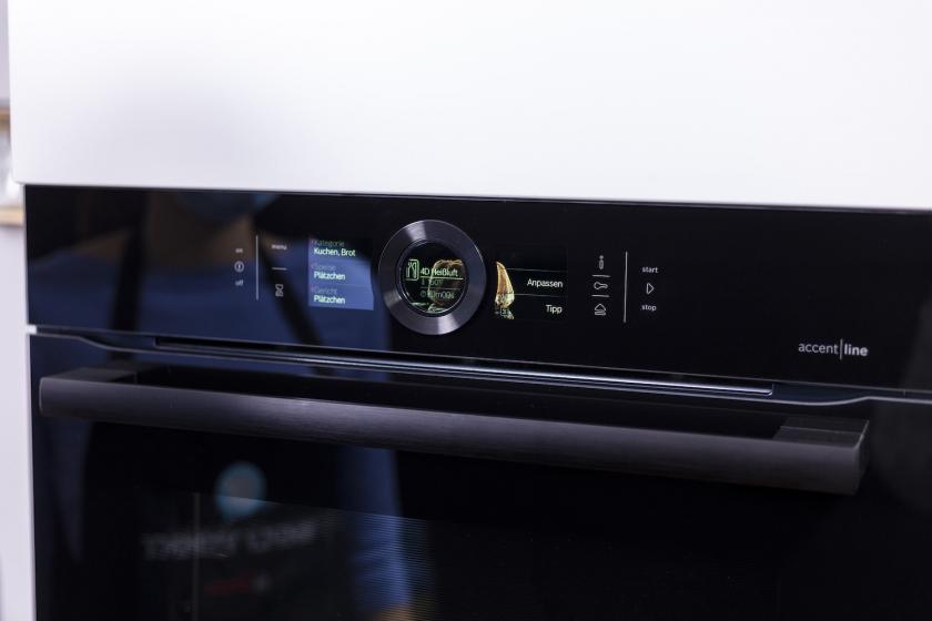 Der Backofen ist eingeschaltet.