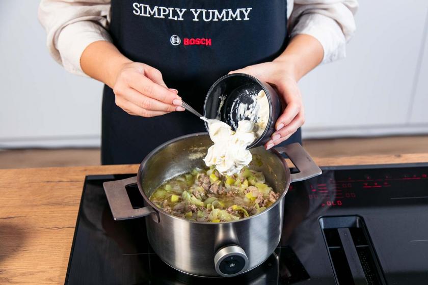 Käse-Lauch-Suppe - Rezept mit Hackfleisch | Simply Yummy