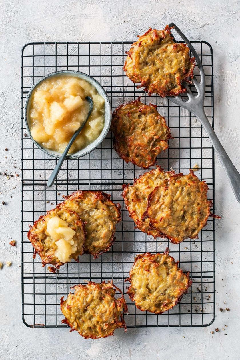 Kartoffelpuffer im Backofen knusprig garen Simply Yummy