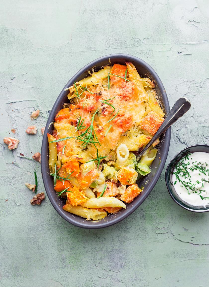 Kürbis-Nudel-Auflauf im Cookit | Simply Yummy