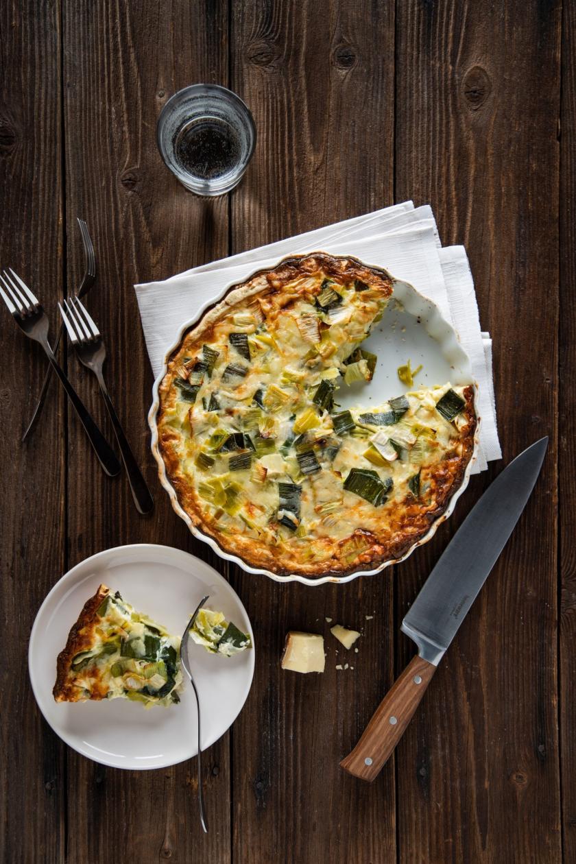 Lauch-Quiche vegetarisch - einfaches Rezept | Simply Yummy