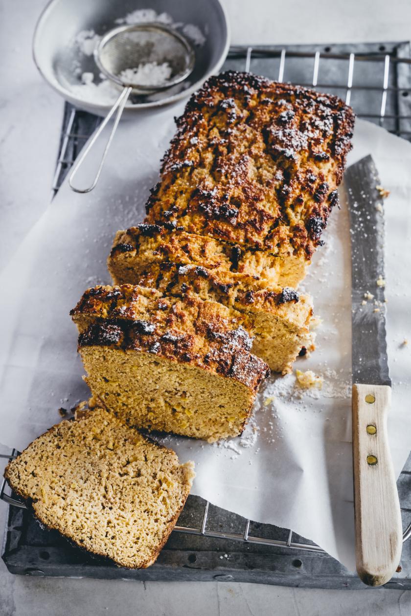 Low Carb Apfelbrot mit Quark so richtig saftig