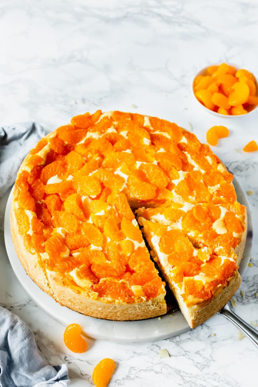 Low Carb Mandarinenkuchen mit Quark