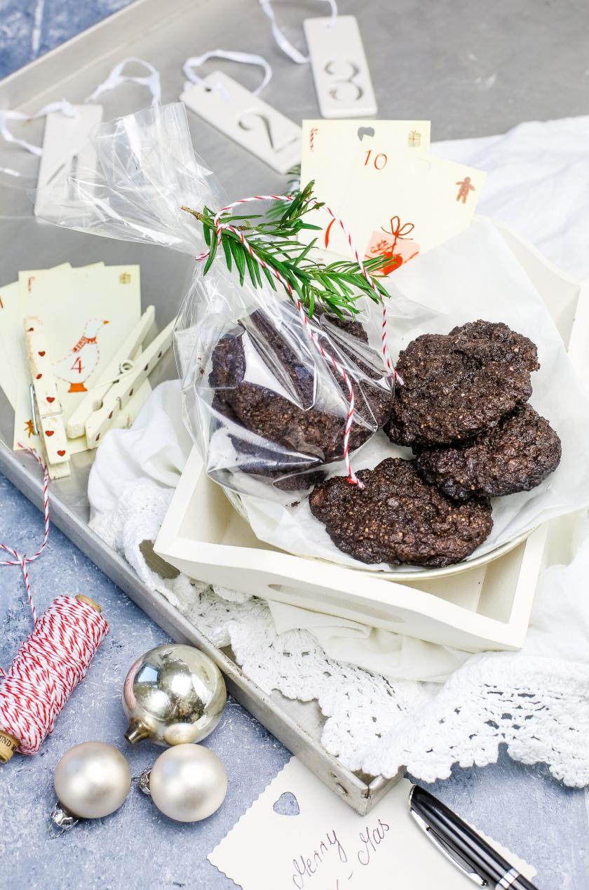 Low Carb Schokokekse mit Rum
