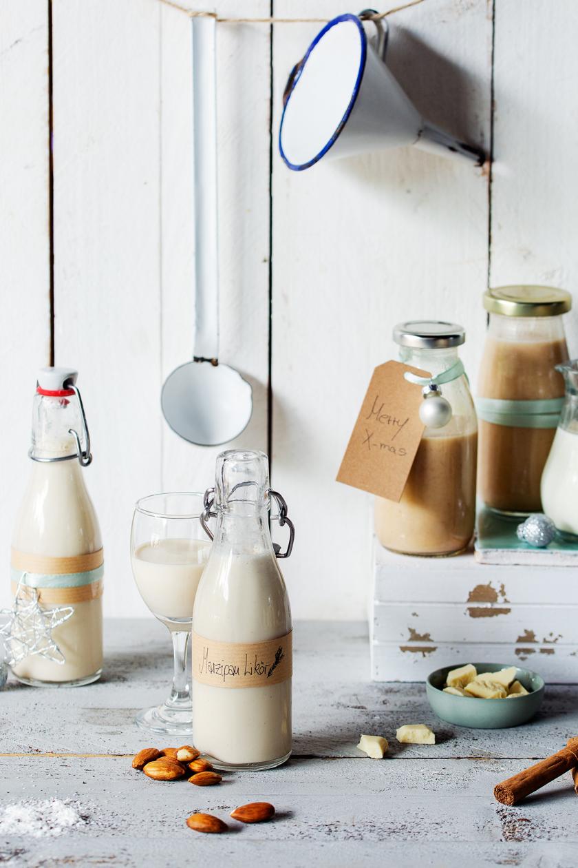 Marzipanlikör mit Amaretto selber machen