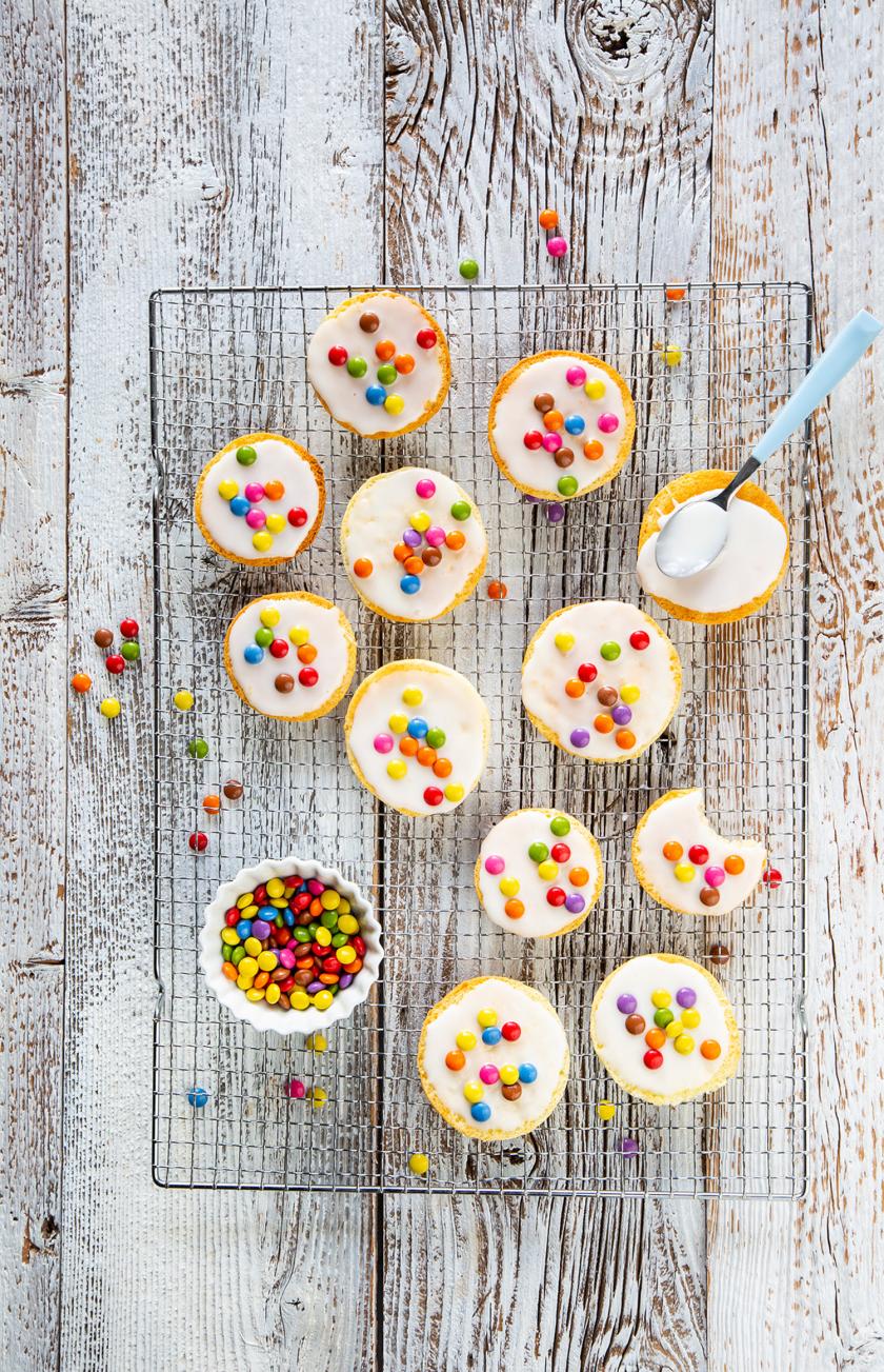 Schnelle Mini-Amerikaner mit Smarties