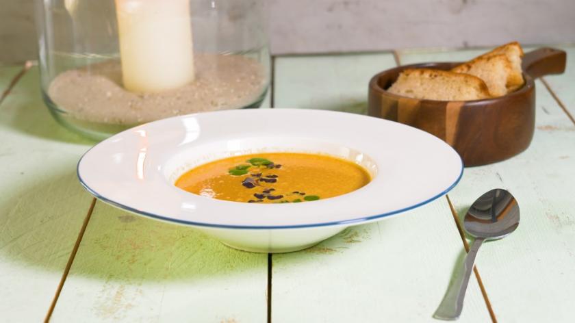 Möhrensuppe mit Ingwer und Orange