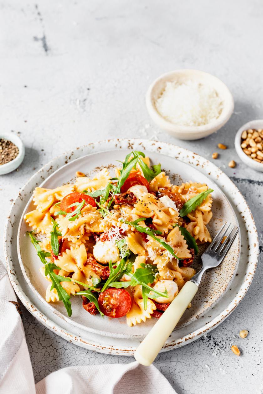 Nudelsalat mit getrockneten Tomaten - das beste Rezept!