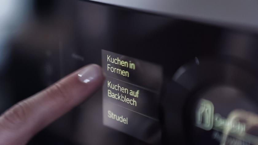 Der Ofen wird eingestellt.