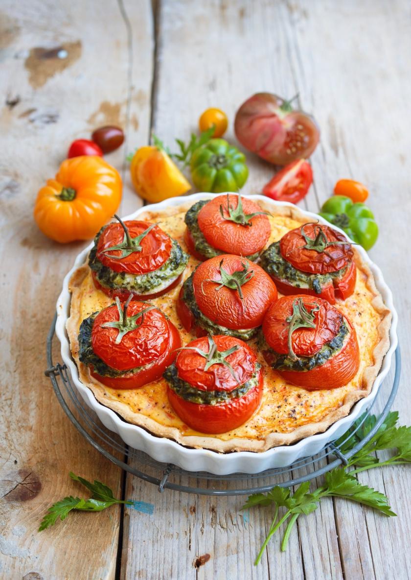 Quiche mit gefüllten Tomaten | Simply Yummy