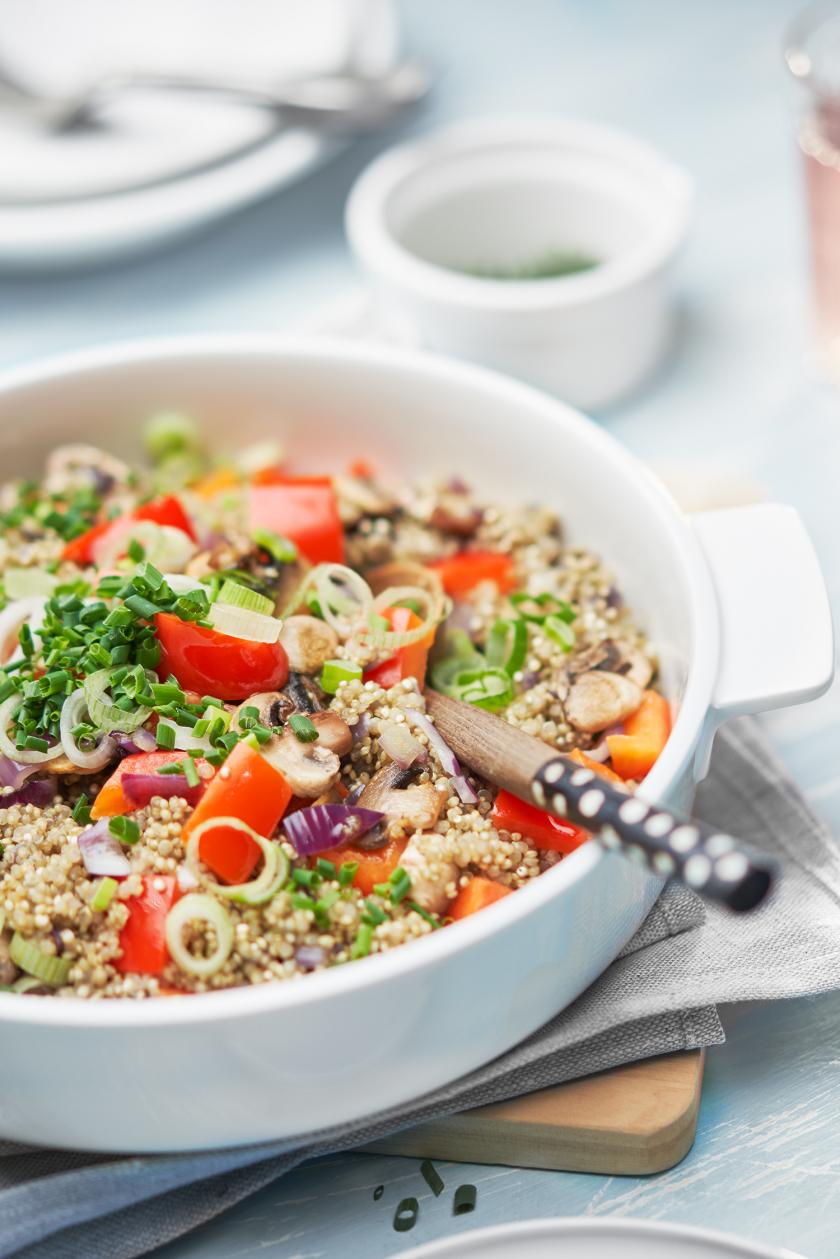 Quinoa mit Pilzen und Gemüse im Cookit | Simply Yummy