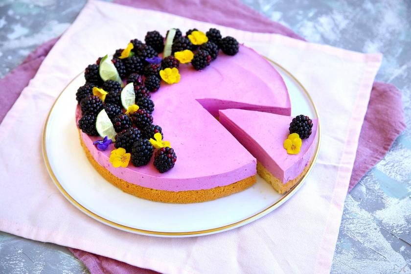 Brombeer-Limetten Torte
