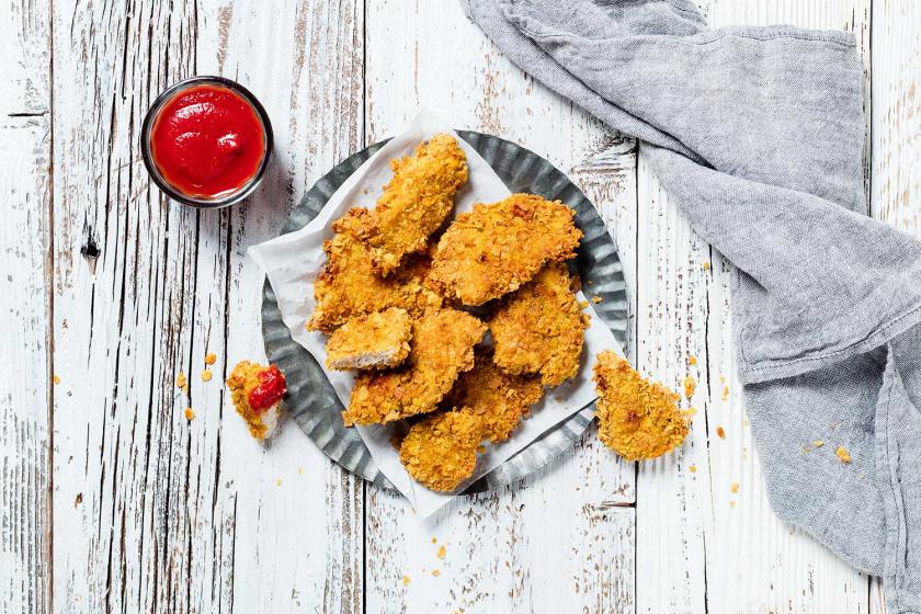 Chicken Nuggets selber machen - richtig knusprig im Backofen