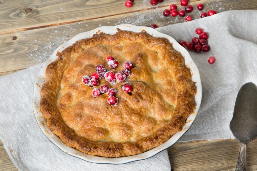 Cranberry-Birnen Pie