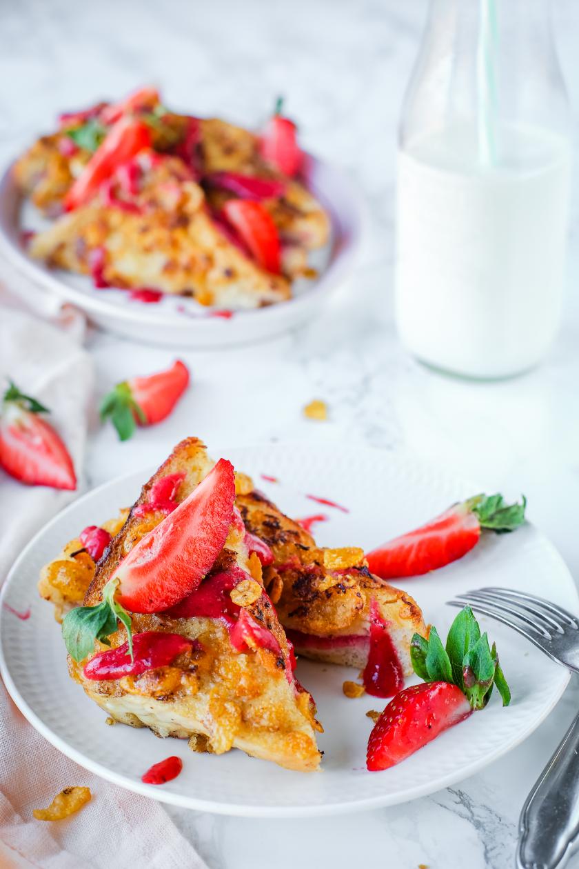 French Toast mit Erdbeermus | Rezepte von Simply Yummy