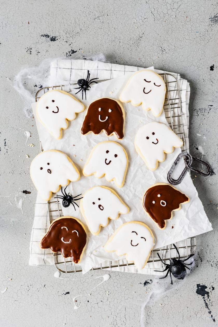 Halloween Kekse alias süße Gespenster