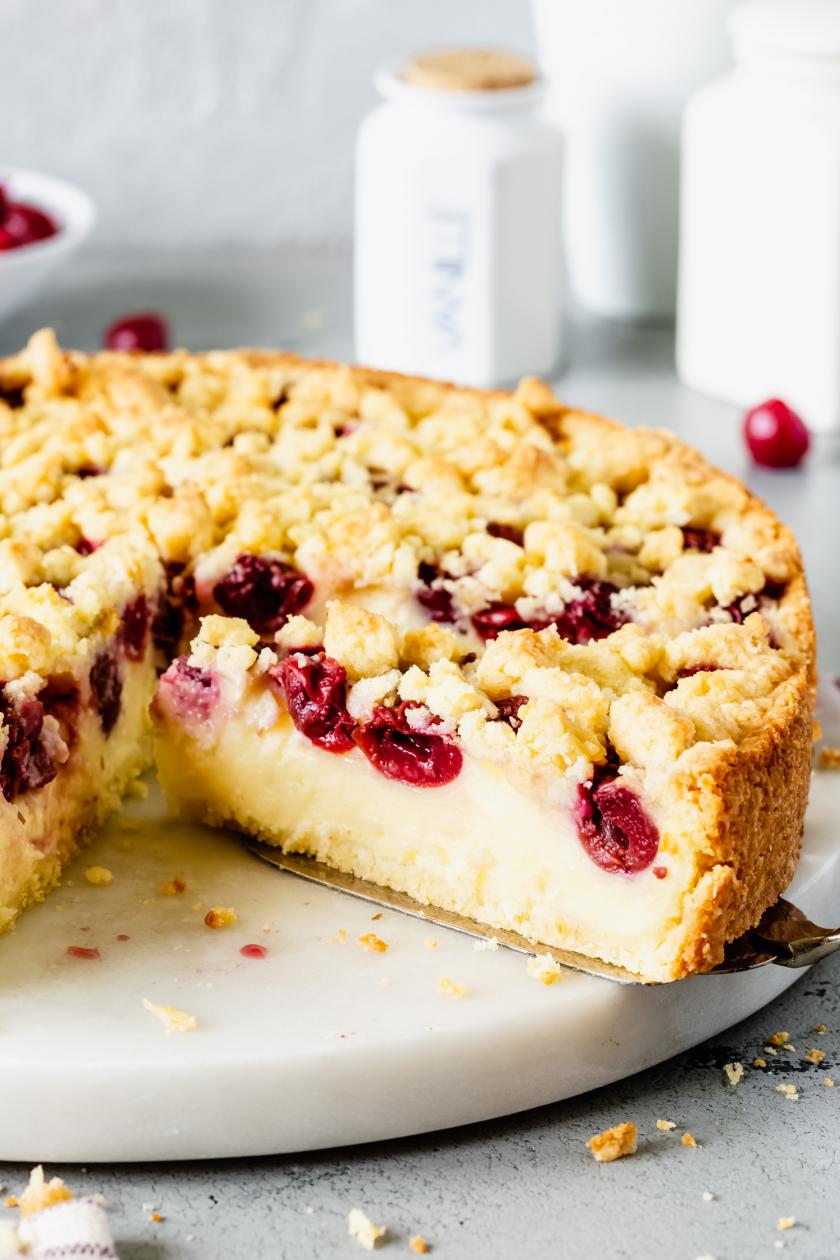 Kirschkuchen mit Pudding und Streusel | Simply Yummy