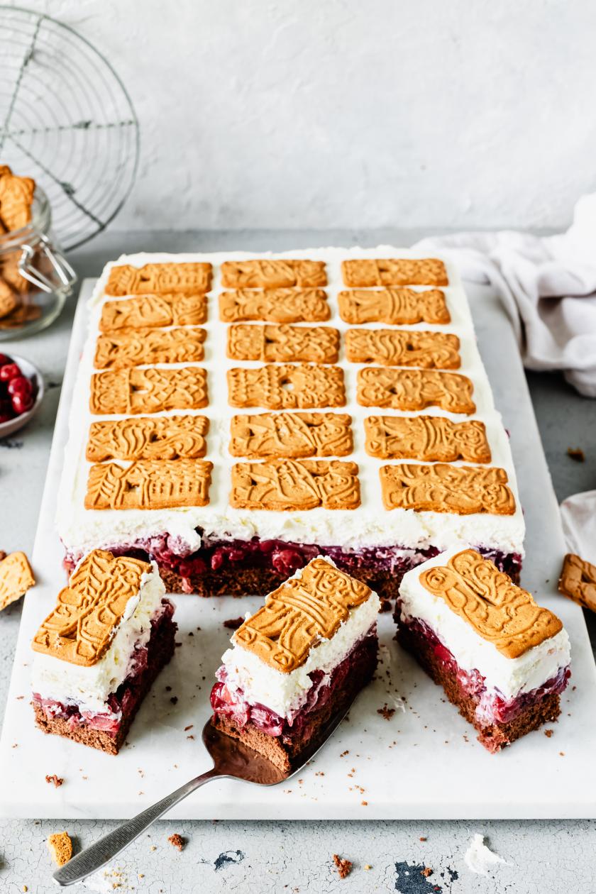 Spekulatius Kuchen einfach vom Blech