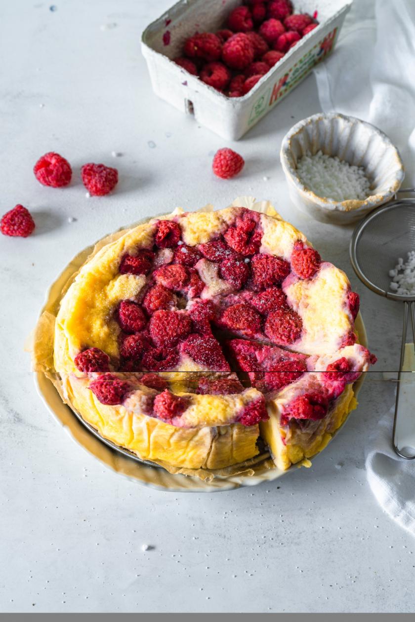Zitronen-Himbeer-Käsekuchen im Cookit | Simply Yummy