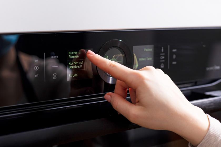 Backofen wird auf "Kuchen in Formen" eingestellt.