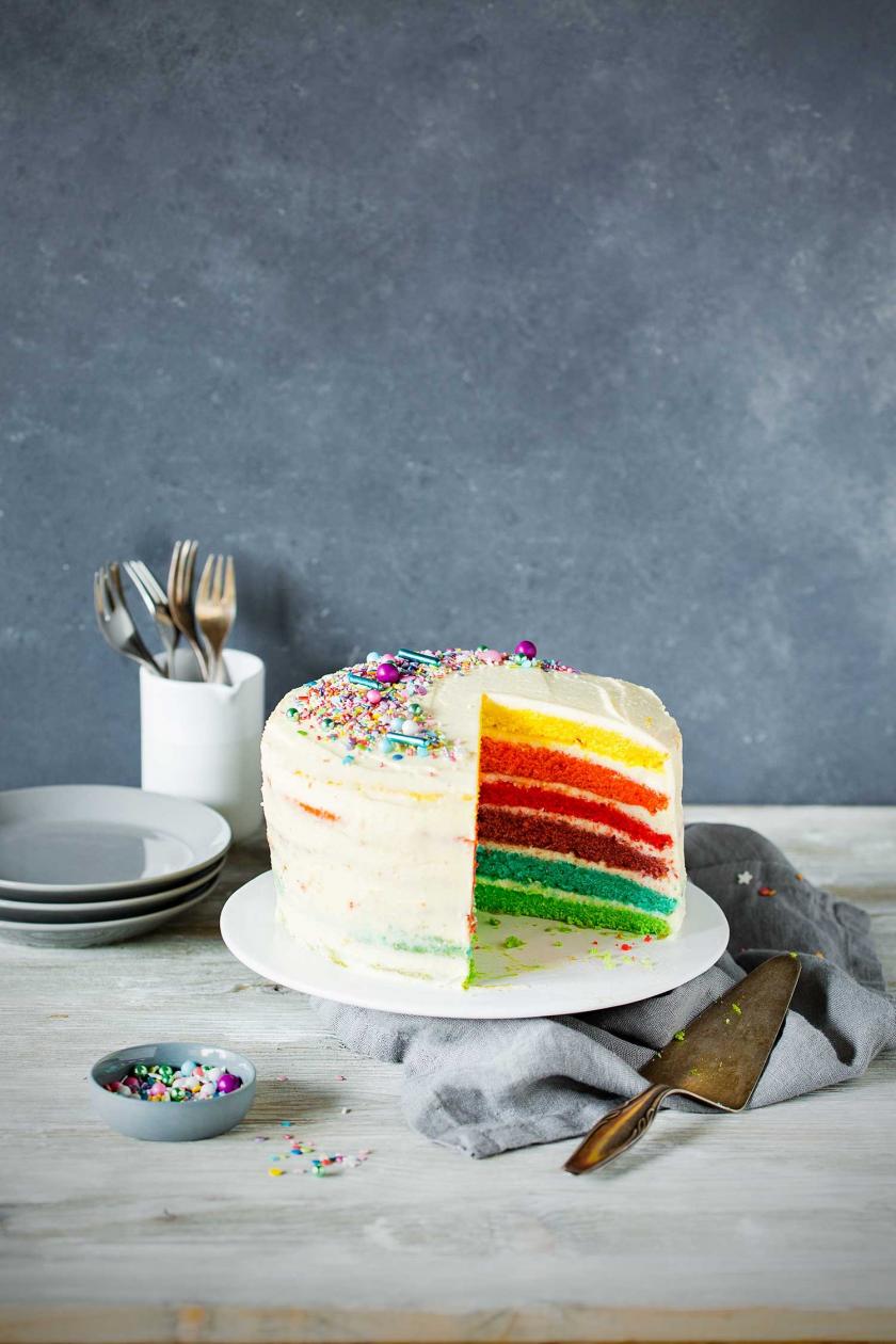 Regenbogenkuchen Rezept ganz einfach | Simply Yummy