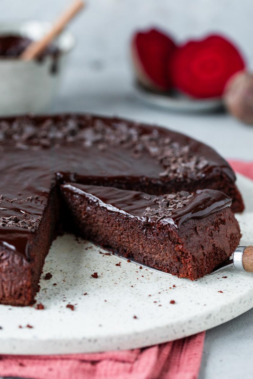 Rote Bete Kuchen mit Schoko ohne Gluten | Simply Yummy